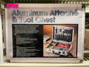 ALUMINUM ATTACHE AND TOOL CHEST - NEW IN THE BOX