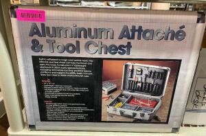 ALUMINUM ATTACHE AND TOOL CHEST - NEW IN THE BOX