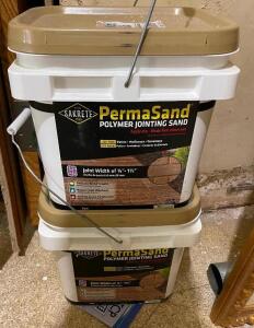 (2) CONTAINERS OF PERMASAND POLYMER JOINTING SAND.