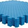 (168) SQ FT OF Multi-Purpose Blue 24 in. x 24 in. EVA Foam Interlocking Anti-Fatigue Exercise Tile Mat (6-Piece)