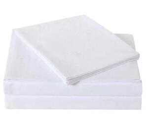 DESCRIPTION: (1) MICROFIBER SHEET SET BRAND/MODEL: TRULY SOFT/SS1658WTFU-4700 INFORMATION: WHITE/180 THREAD COUNT RETAIL$: 25.99 SIZE: FULL QTY: 1