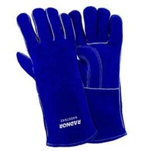 DESCRIPTION: (3) WELDER GLOVES BRAND/MODEL: STANCO/S-250 INFORMATION: BLUE/COWHIDE RETAIL$: 10.10 EACH QTY: 3