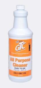 DESCRIPTION: (5) ALL PURPOSE CLEANER BRAND/MODEL: GTC/640.6 INFORMATION: NON-TOXIC/BIODEGRADABLE RETAIL$: 24.12 PER LOT SIZE: 1-QT QTY: 5