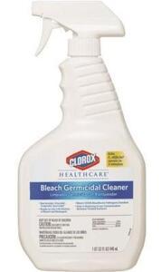 DESCRIPTION: (6) HEALTHCARE BLEACH CLEANER BRAND/MODEL: CLOROX/68970 INFORMATION: MULTIPURPOSE GERMICIAL FORMULA/KILLS 99.99% RETAIL$: 10.99 EACH SIZE