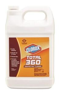 DESCRIPTION: (2) DISINFECTANT CLEANER BRAND/MODEL: CLOROX/CLO31650 INFORMATION: KILLS 20 ORGANISM/KILLS COLD & FLU VIRUSES RETAIL$: 33.73 EACH SIZE: 1