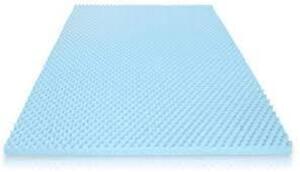 DESCRIPTION: (1) GEL MEMORY FOAM MATTRESS TOPPER BRAND/MODEL: EGG CRATE RETAIL$: $60.00 EA SIZE: FULL QTY: 1