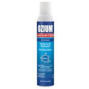 DESCRIPTION: (6) AIR SANITIZER CANS BRAND/MODEL: OZIUM RETAIL$: $11.49 EA SIZE: 8 OZ QTY: 6