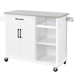 (1) KITCHEN CART WITH STORAGE