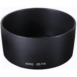 DESCRIPTION: (6) LENS HOOD WITH 2X SPIRIT LEVEL AND CLOTH BRAND/MODEL: MOVO PHOTO #ES-71II INFORMATION: FOR CANON EF 50MMF/1.4 USM LENSE RETAIL$: $16.