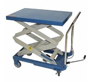 (1) MANUAL MOBILE SCISSOR-LIFT TABLE