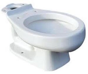 (1) GRAVITY FED TOILET BOWL