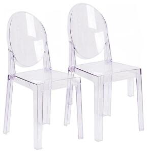 (2) PLASTIC CHAIR BASES