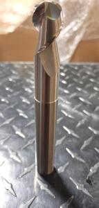 (2) HIGH PERFORMANCE CARBIDE REDUCED NECK 2 FLUTE END MILL