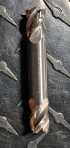 (1) 4 FLUTE SOLID CARBIDE END MILL