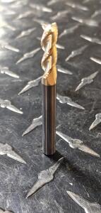 (2) SOLID CARBIDE SQUARE END MILLS