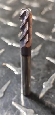 (3) SOLID CARBIDE SQUARE END MILLS