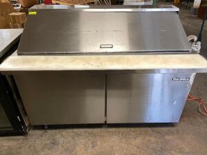 NORPOLE 60" REFRIGERATED PREP TOP COOLER