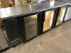 TRUE 90" GLASS DOOR BAR COOLER. - 2