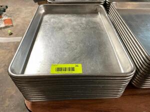 (12) VOLRATH 1/4 SIZE SHEET PANS