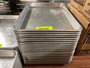 (16) VOLRATH 1/4 SIZE SHEET PANS