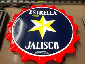 ESTRELLA JALISCO LIGHTED BAR SIGN