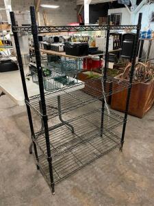 36" X 12" X 42" FOUR TIER WIRE SHELF