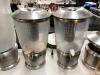 (3) BEVERAGE DISPENSERS W/ PLASTIC CONTAINER AND METAL BASE - 2