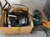 (2) ASSORTED BOXES OF POWER AND EXTENSION CORDS