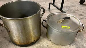 (2) ASSORTED STOCK POTS