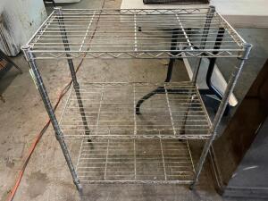 24" X 12" THREE TIER WIRE SHELF