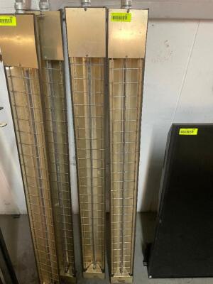 (2) 48" RADIATEUR TUBE QUARTZ HEATERS