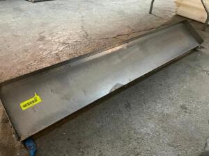 36" X 6" STAINLESS WALL SHELF