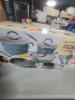 DESCRIPTION: (1) HARD PORCELAIN ENAMEL NONSTICK COOKWARE SET BRAND/MODEL: RACHAEL RAY CUCINA INFORMATION: BLUE RETAIL$: $161.99 EA QTY: 1 - 3