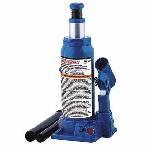 DESCRIPTION: (1) SLIDE PUMP BOTTLE JACK BRAND/MODEL: WESTWARD #3ZC60 INFORMATION: BLUE RETAIL$: $51.48 SIZE: 4-3/8 X 4 QTY: 1