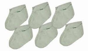 DESCRIPTION: (5) SETS OF (6) PARAFFIN TREATMENT FOOT BOOTIES BRAND/MODEL: WAXWEL INFORMATION: GREEN WITH MTN DEW LOGO RETAIL$: $25.00 EA SIZE: ONE SIZ