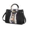 DESCRIPTION: (1) PURSE BRAND/MODEL: MKF COLLECTION INFORMATION: SNAKE BLACK RETAIL$: $50.17 QTY: 1