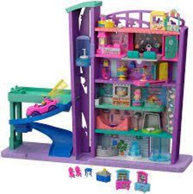 DESCRIPTION: (1) MEGA MALL PLAYSET BRAND/MODEL: POLLY POCKET RETAIL$: $40.00 EA QTY: 1