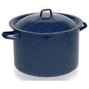 DESCRIPTION: (3) ENAMEL STOCK POT BRAND/MODEL: IMUSA INFORMATION: BLUE RETAIL$: $12.00 EA SIZE: 4 QT QTY: 3