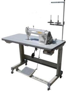 DESCRIPTION: (1) STRAIGHT STITCH INDUSTRIAL SEWING MACHINE BRAND/MODEL: BROTHER/S-7550A-3 INFORMATION: 5500SPM/HIGH SPEED RETAIL$: 1,595.00 SIZE: 29"H
