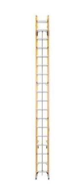 DESCRIPTION: (1) FIBERGLASS LADDER BRAND/MODEL: WERNER/T6236-2GS INFORMATION: ORANGE & YELLOW/LOAD CAPACITY: 300 LBS RETAIL$: 572.06 SIZE: 19"BOTTOM W