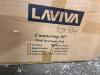 DESCRIPTION: (1) BLACK WOOD COUNTERTOP BRAND/MODEL: LAVIVA/313SQ1H-30-BW INFORMATION: BLACK & WHITE/SINGLE HOLE/PLYWOOD RETAIL$: 453.75 SIZE: 21.57"W - 4