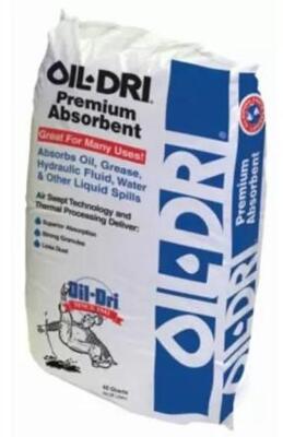 DESCRIPTION: (40) OIL ABSORBENT BRAND/MODEL: OIL-DRI/1003000 INFORMATION: ABSORBS: OIL, GREASE, HYDRAULIC FLUID, WATER & OTHER LIQUID SPILLS RETAIL$: