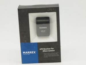 DESCRIPTION: (5) GPS RECEIVER BRAND/MODEL: MARREX/GPS-N1 INFORMATION: WITH LOG FUNCTION & WIRELESS REMOTE SHUTTER/FOR NIKON CAMERA RETAIL$: 86.00 EACH