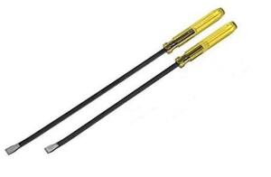 DESCRIPTION: (2) TOGGLE BARS BRAND/MODEL: STANLEY/J2156S INFORMATION: ALLOY STEEL/2 OF 4 IN A SET/YELLOW HANDLE RETAIL$: 34.02 EACH SIZE: 28"L/31-1/2"
