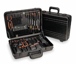 DESCRIPTION: (1) ELECTRONICS TOOL KIT BRAND/MODEL: XCELITE/TCMB150STN INFORMATION: 51-PIECES/BLACK CASE RETAIL$: 1,137.84 QTY: 1