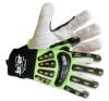 DESCRIPTION: (4) IMPACT GLOVES BRAND/MODEL: JOKER/MX2515-3XL INFORMATION: NEON, BLACK & WHITE/PADDED RETAIL$: 28.00 EACH SIZE: 3XL QTY: 4