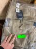 DESCRIPTION: (3) MILITARY COAT BRAND/MODEL: PROPPER/F545438250XS2 INFORMATION: KHAKI/COTTON RIPSTOP RETAIL$: 48.54 EACH SIZE: XS QTY: 3 - 4