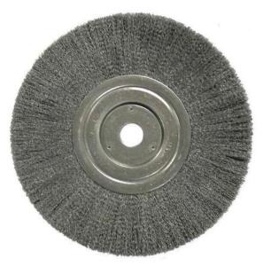 DESCRIPTION: (1) CRIMPED WIRE WHEEL BRAND/MODEL: WEILER/01178 INFORMATION: SILVER RETAIL$: 24.47 SIZE: 8"DIAM QTY: 1