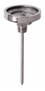 DESCRIPTION: (1) DIAL THERMOMETER BRAND/MODEL: TEL-TRU/GT500R INFORMATION: TEMP RANGE: 150 TO 750F/STAINLESS STEEL RETAIL$: 72.14 SIZE: 1/2"NPT X 5"DI