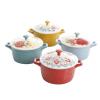 DESCRIPTION: (1) PACK OF (4) MINI CASSEROLES BRAND/MODEL: THE PIONEER WOMAN/PWD096881814606 INFORMATION: FLORAL MEDLEY/MAX TEMP: 400F RETAIL$: 19.92 P